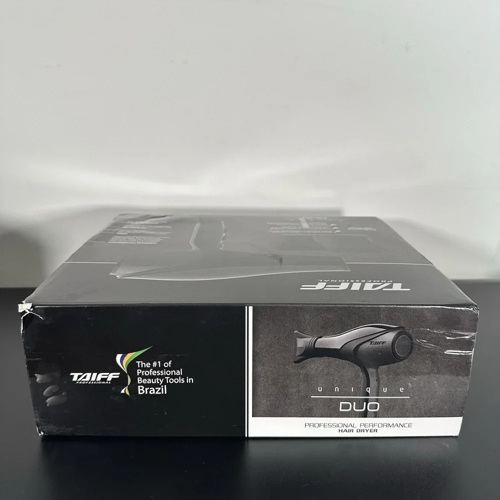 TAIFF Unique Duo Hair Dryer Professional 1875W Titanium Ionic Tourmaline Gray